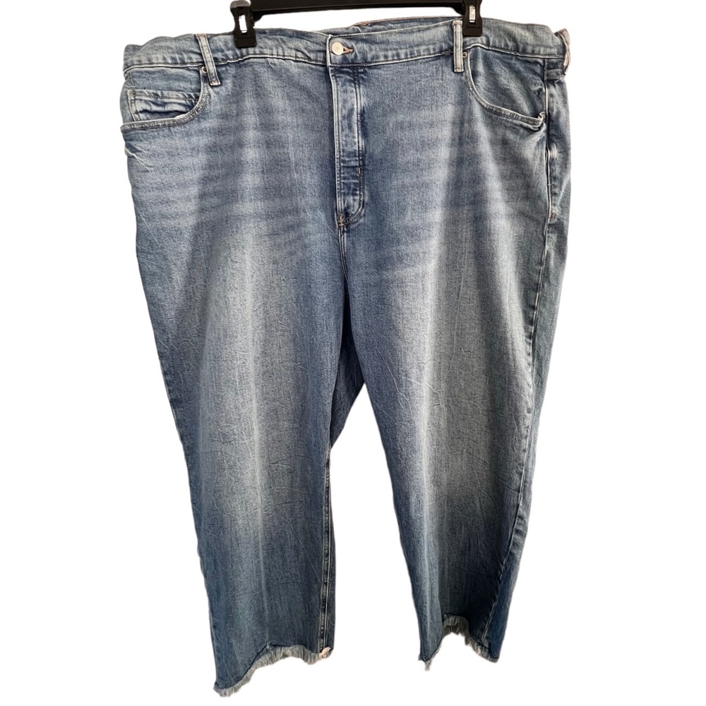 Old Navy Jeans Extra High Rise Sky Hi Straight Secret Slim Pockets Size 26 - Picture 12 of 12